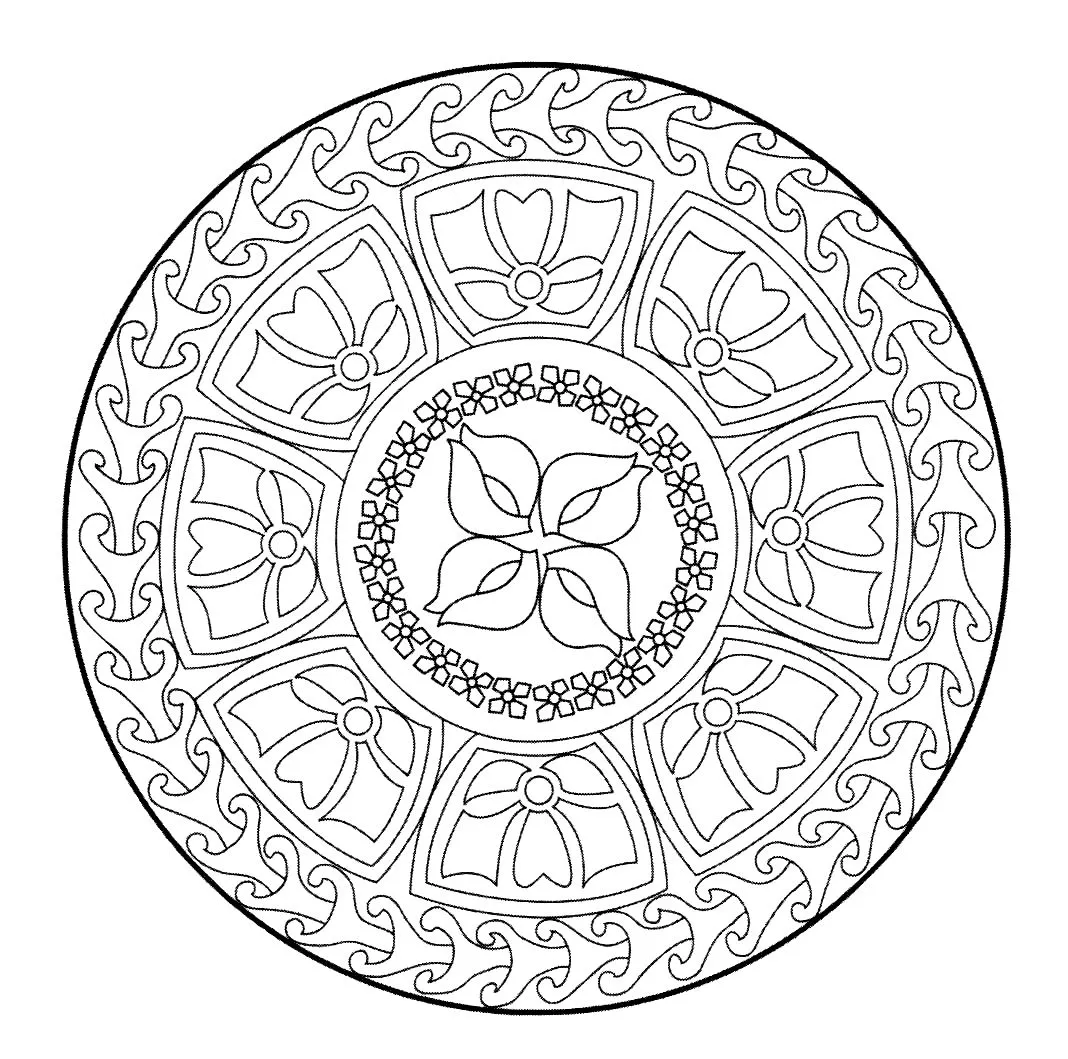 Mandalas Feng: Te regalo un mandala para pintar!!!!! visita ...