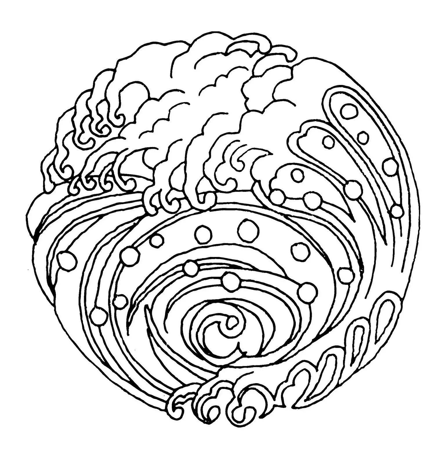 Mandalas japoneses para pintar - Imagui