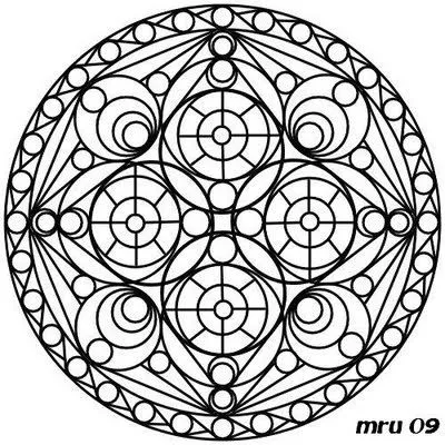 Mandalas - MRU - : MANDALAS para pintar y colorear FÁCIL Y DIFÍCIL