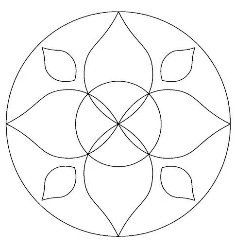 MANDALAS PARA NIÑOS PARA COLOREAR