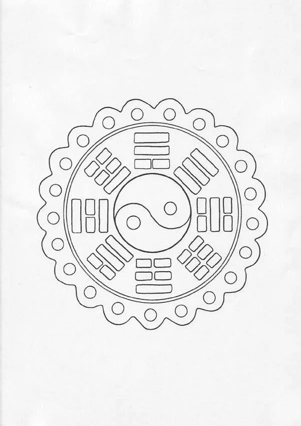 MANDALAS para niños para colorear - Mandala Rectángulos y círculos