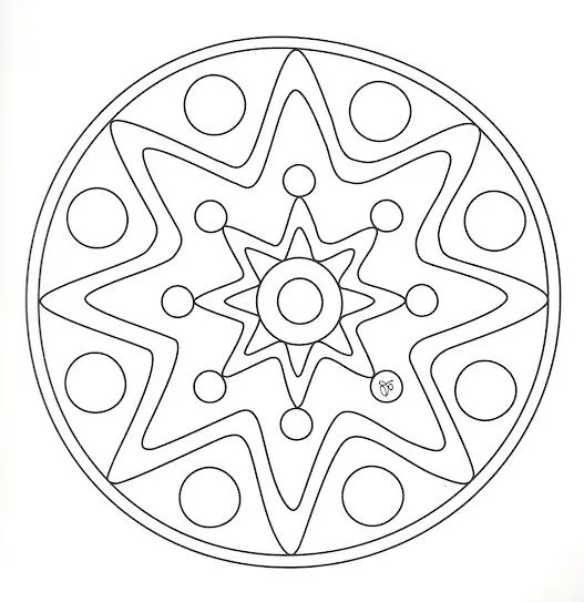 Mandalas para niños de preescolar para imprimir - Imagui