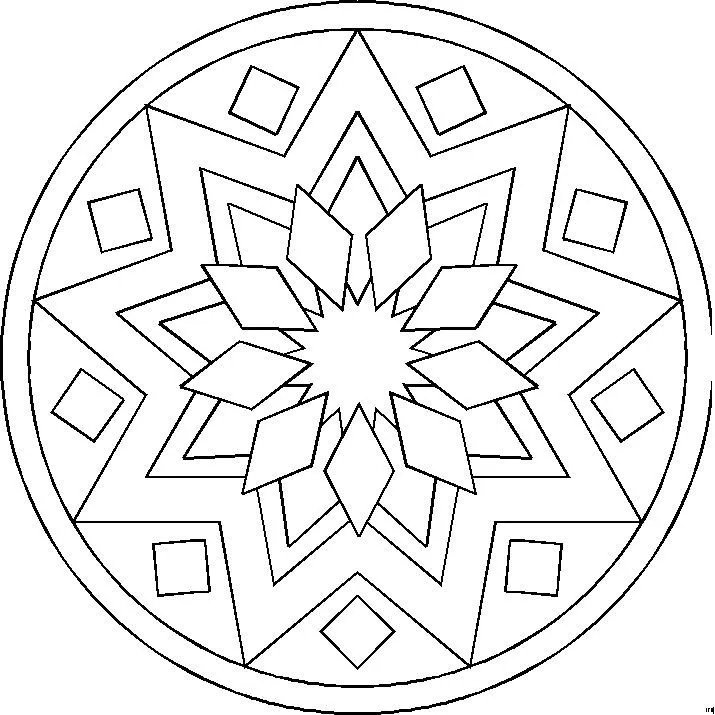 Mandalas Para Pintar: abril 2012