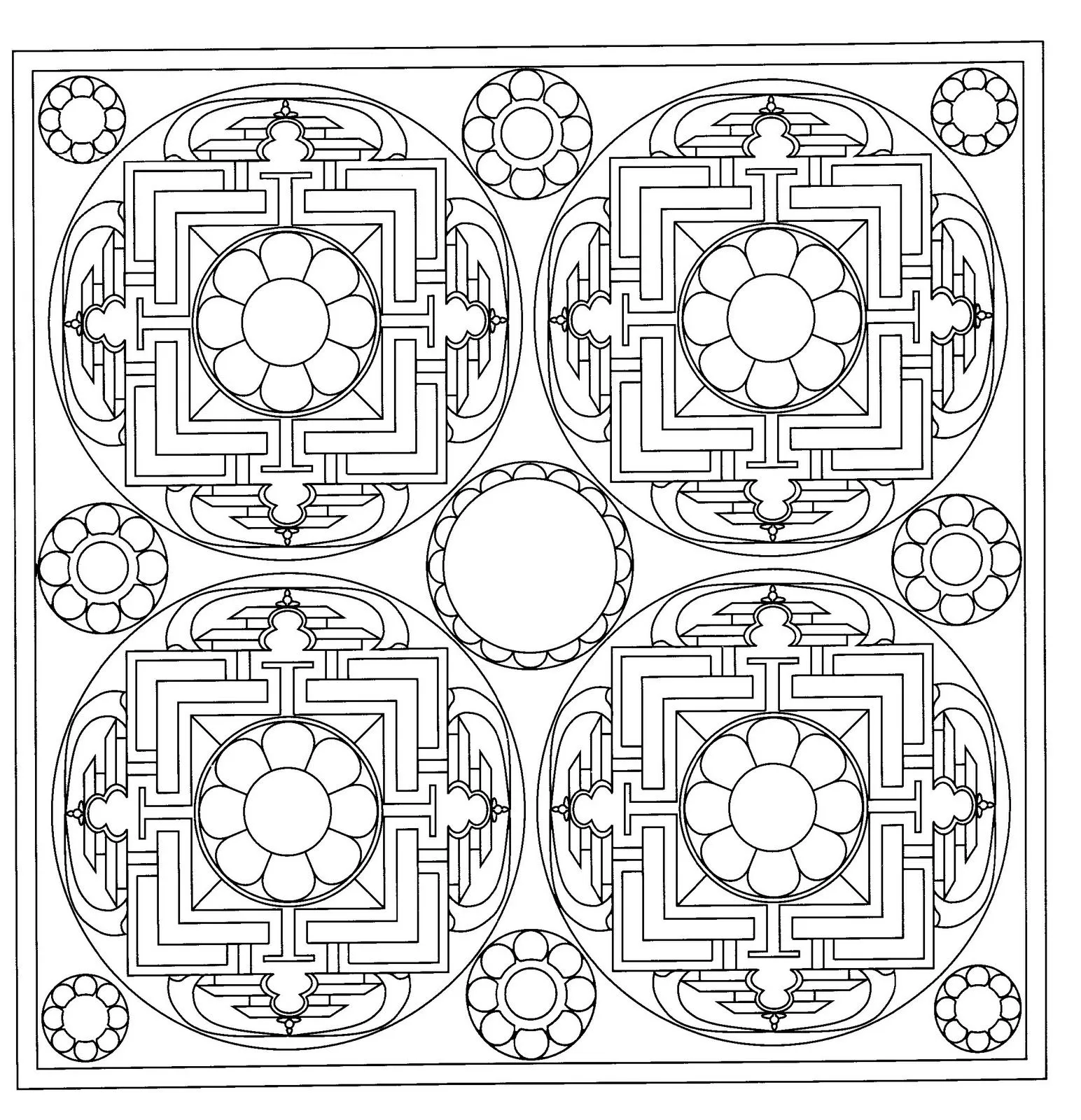 Mandalas Para Pintar: enero 2011