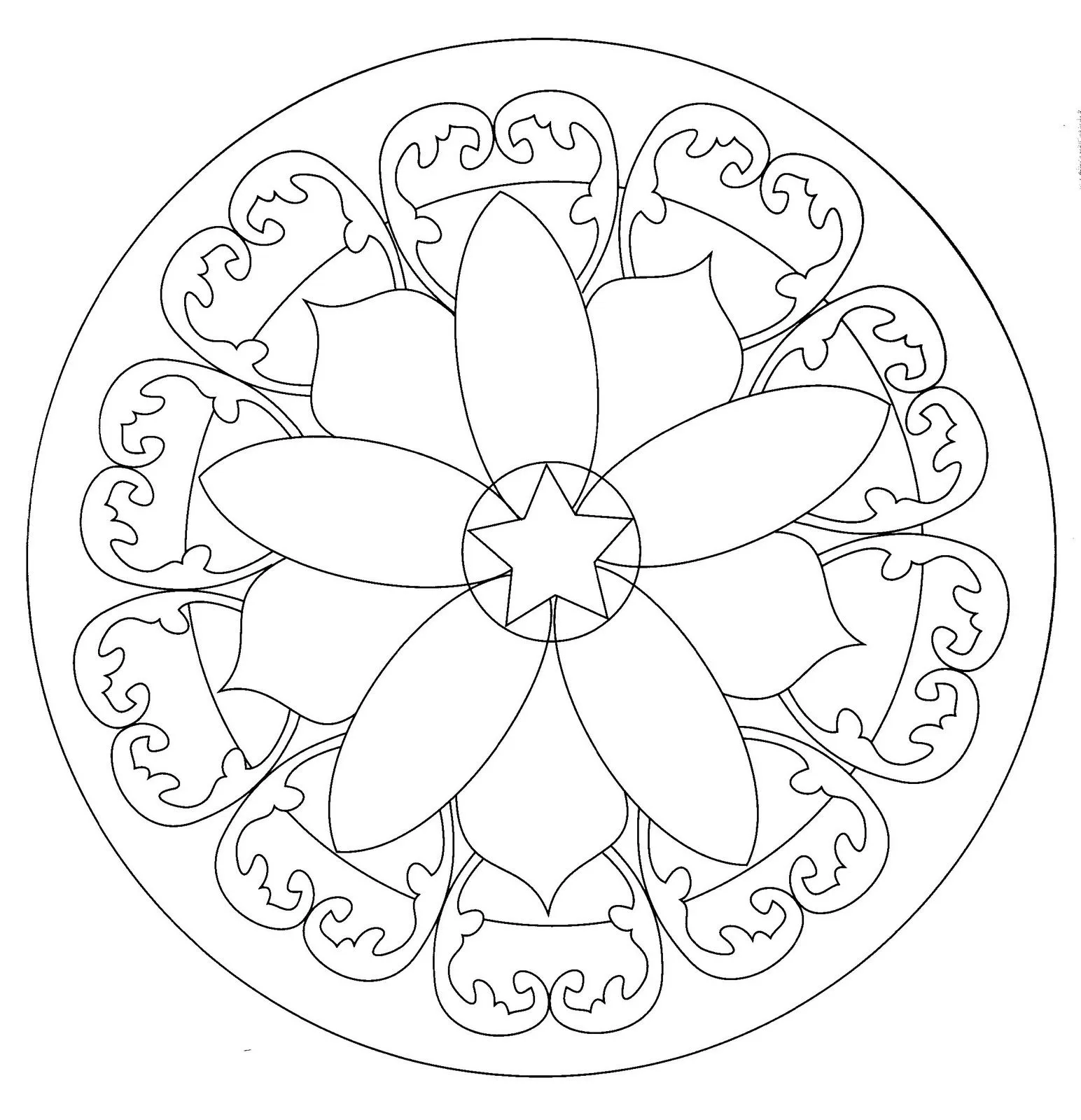 Mandalas Para Pintar: enero 2011