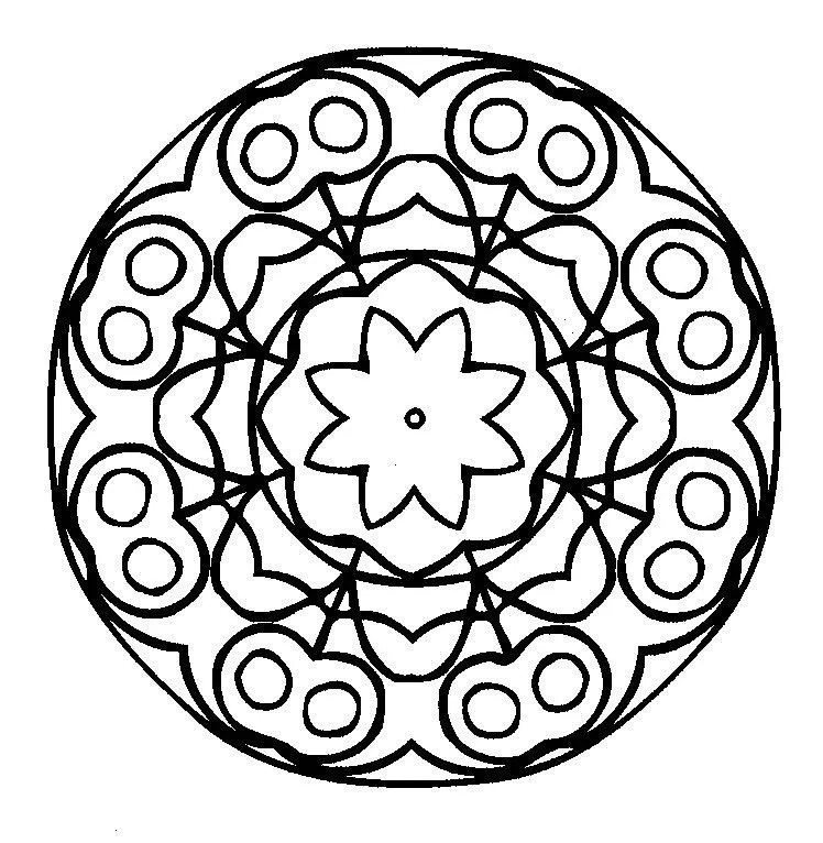 Mandalas Para Pintar: febrero 2011