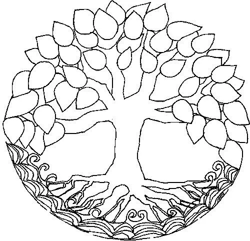 Mandalas Para Pintar: mandalas de naturaleza