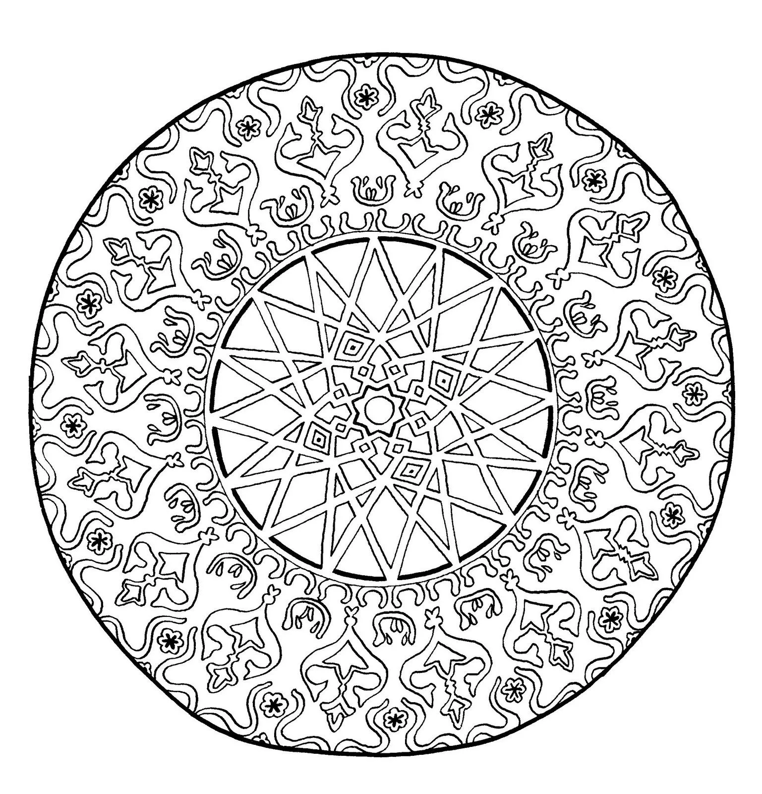 Mandalas Para Pintar: marzo 2011