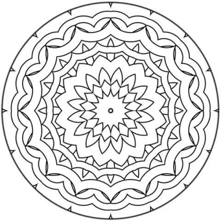 Mandalas Para Pintar: septiembre 2012