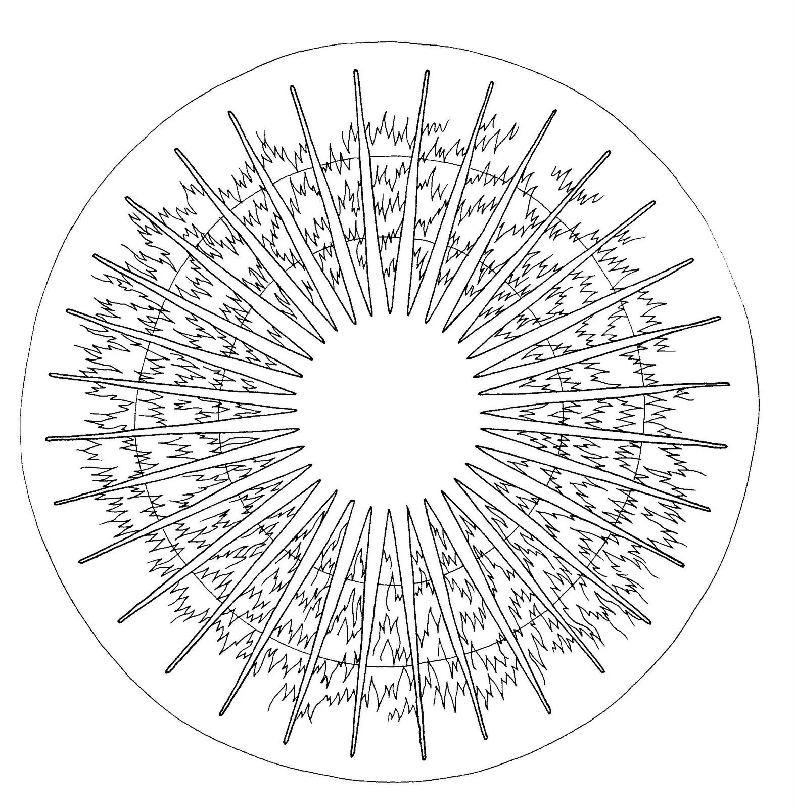 Mandalas Para Pintar: El sol de ambos mundos