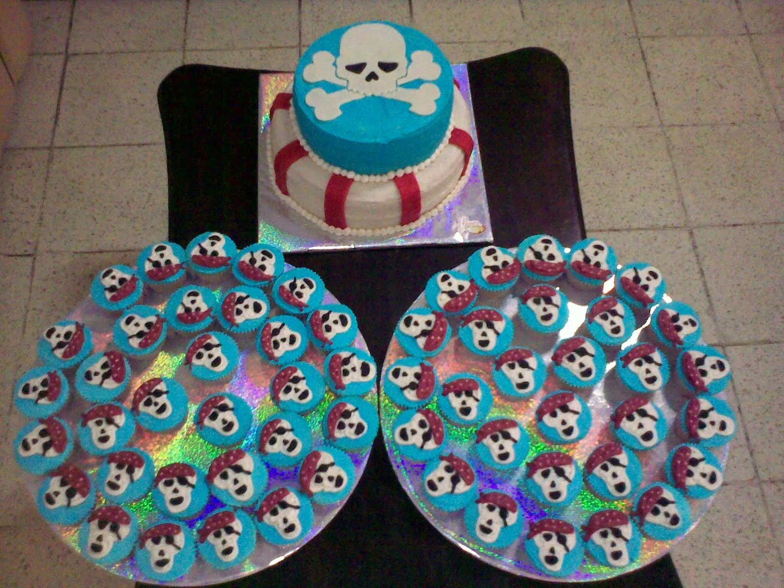 MANE´S: Piratas pastel con aplicaciones de fondant