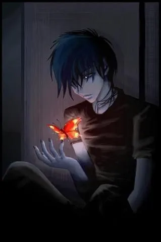 Manga Emo Guy | Imagini Triste~ - melancolic | Animes | Pinterest ...