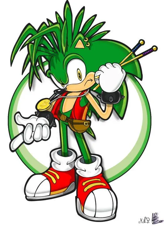 Manic The Hedgehog - SA Style by natysnb on DeviantArt