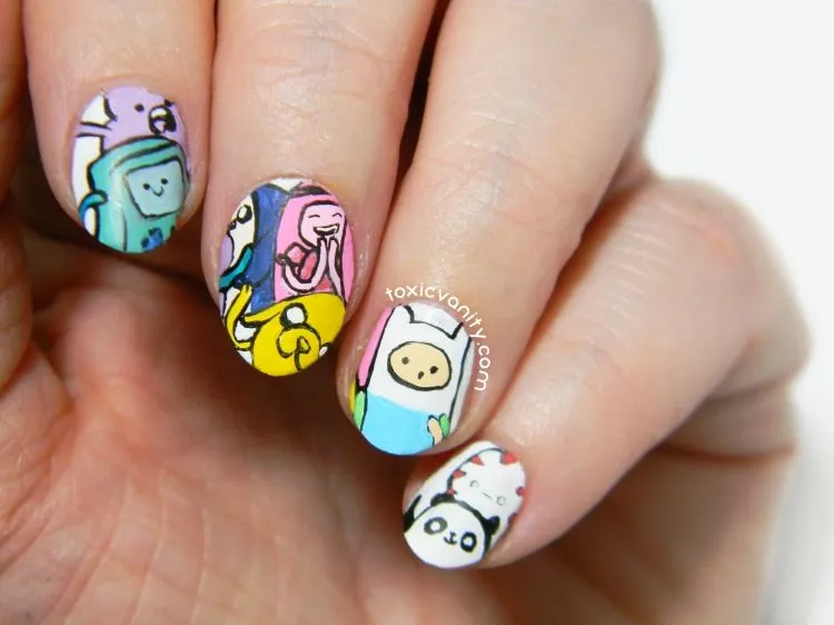 Manicura de Hora de Aventuras | Reto Cartoon Network | Toxic Vanity