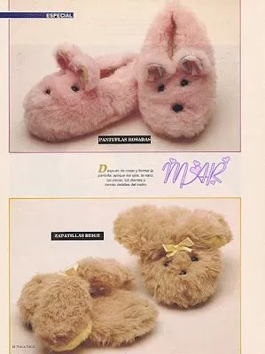 Manitas que Trabajan: pantuflas de peluche