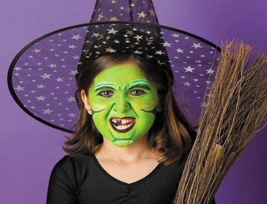 Maquillaje de bruja para niña | Manualidades Infantiles