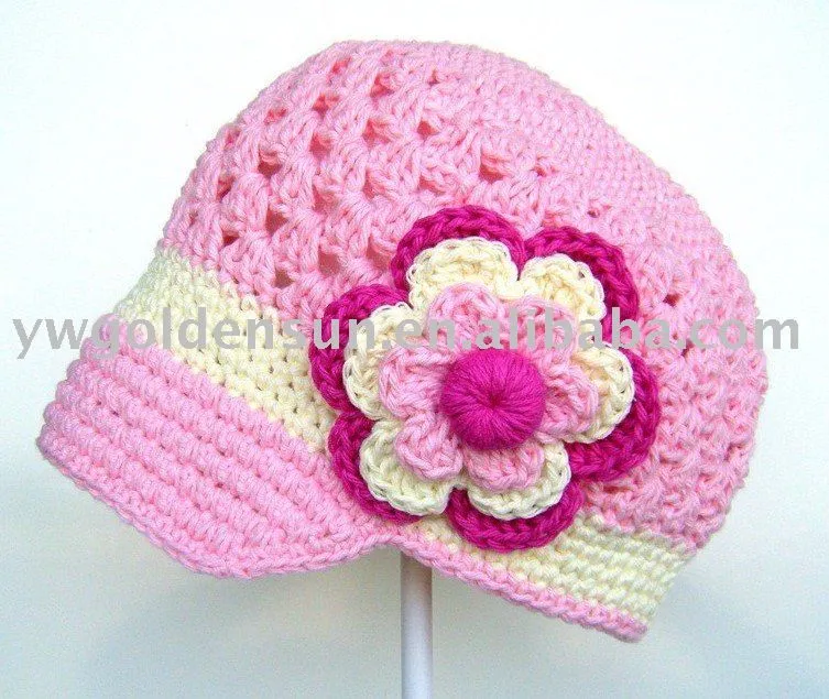 Sombreros en crochet con patron - Imagui