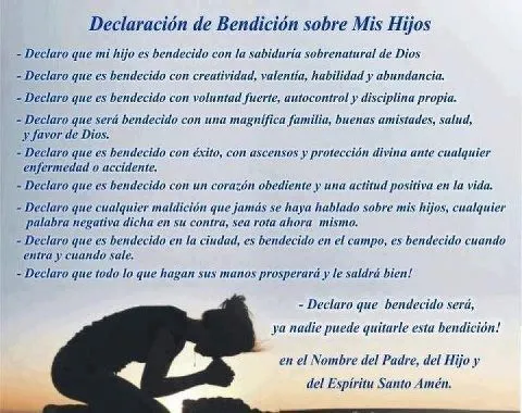 Que Tu mano me guie: Declaremos bendición a los hijos