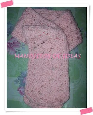 MANOJITOS DE IDEAS: BUFANDA CROCHET