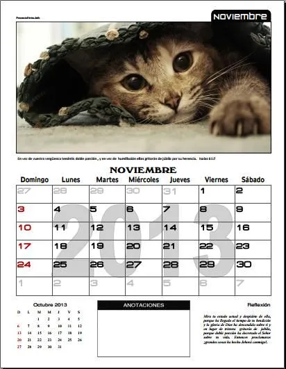 EN LAS MANOS DEL ESPÍRITU SANTO: Calendario Bíblico 2013 ...