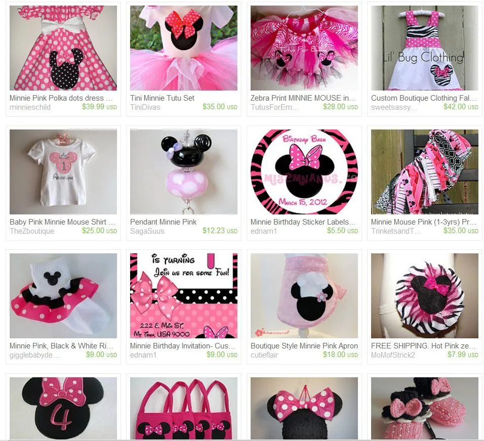 Mis 2 Manos: Made by My Hands: Minnie Mouse Party Theme Ideas