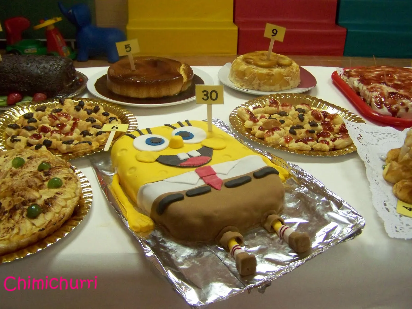 Con las manos en la masa: Tarta Bob esponja