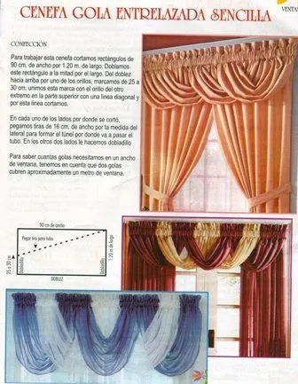 EL TIEMPO ENTRE TUS MANOS: MODELOS DE CORTINAS PARA VENTANAS, CON ...