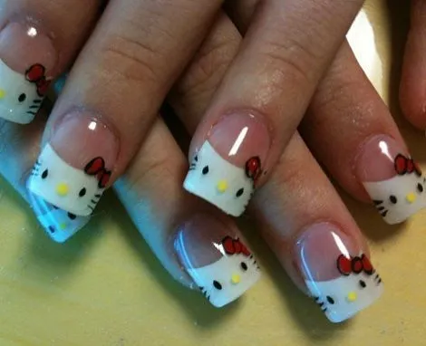 Todo Sobre Manos y Pies: Fotos de Uñas de Hello Kitty