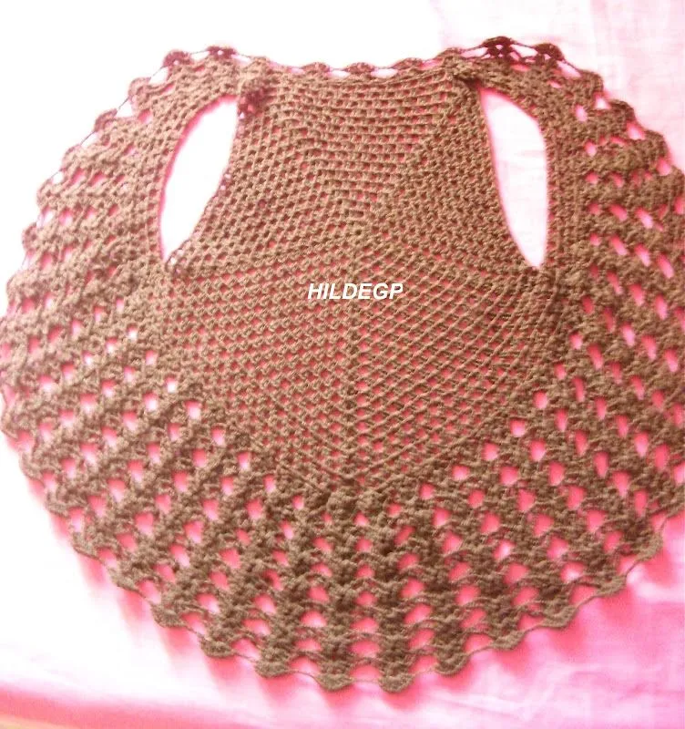 DE MIS MANOS TEJIDOS Y MAS...: Chaleco circular tejido al crochet