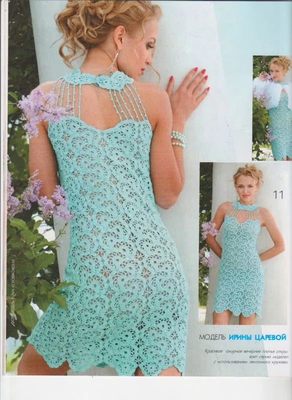 DE MIS MANOS TEJIDOS Y MAS...: Lindo vestido a crochet