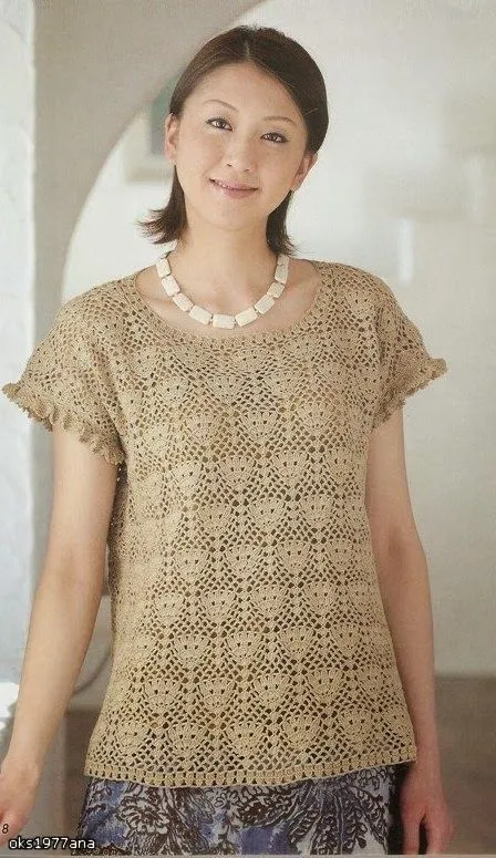 DE MIS MANOS TEJIDOS Y MAS...: Lindos blusas a crochet