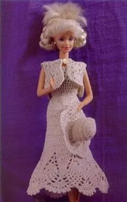 EL TIEMPO ENTRE TUS MANOS: VESTIDOS PARA MUÑECAS TEJIDOS AL CROCHET