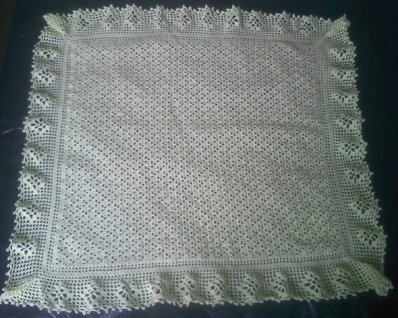 Mantas de crochet a cuadros y otras colchas tejidas con ganchillo ...