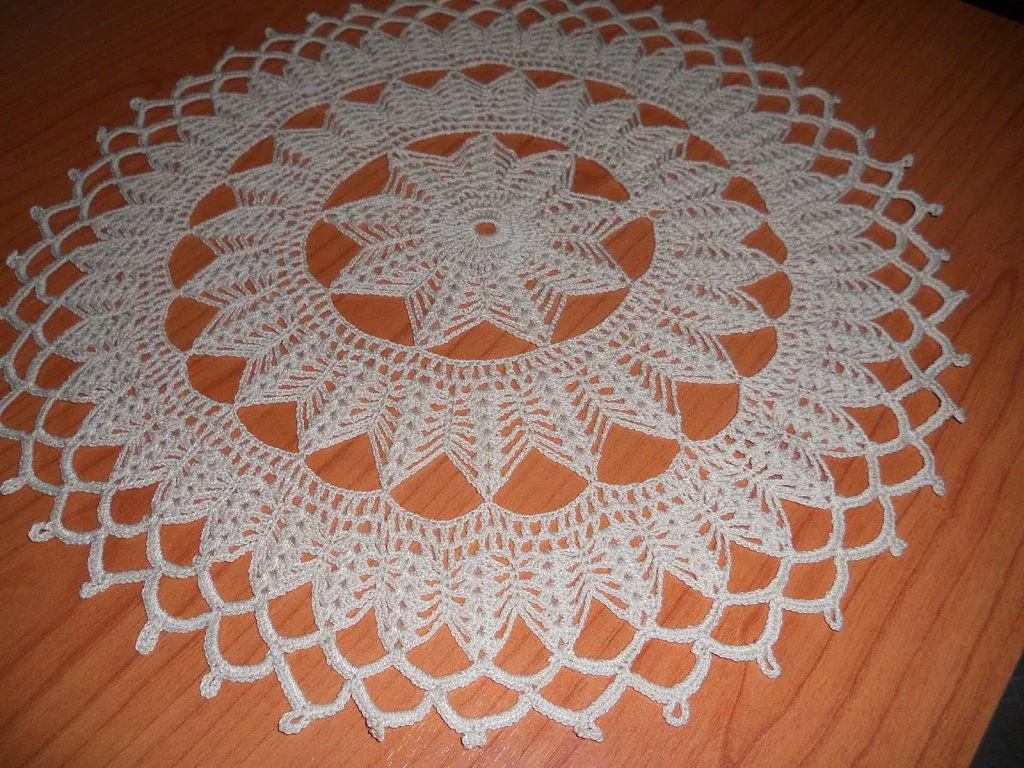 mantel tejido crochet (2) | Aprender manualidades es facilisimo.