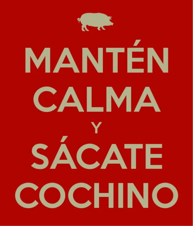 Mantén calma y sácate cochino | Mantén calma y... - Yahoo Noticias ...