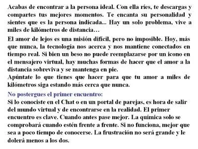 Mantener una relación de amor a distancia