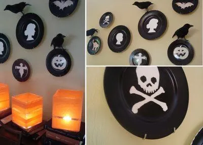 Manualidad plato decorativo para halloween ~ Nos disfrazamos