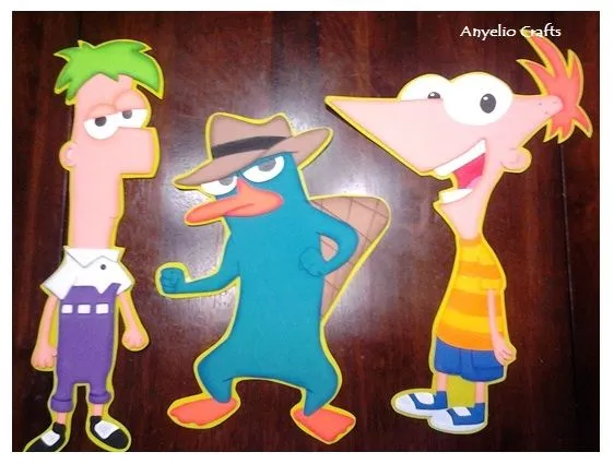 Manualidades Anyelio: Phineas y Ferb