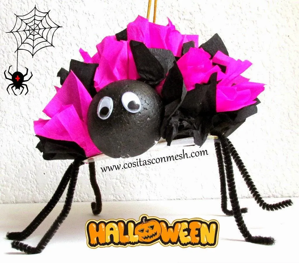 Manualidades con arañas para Halloween | Manualidades