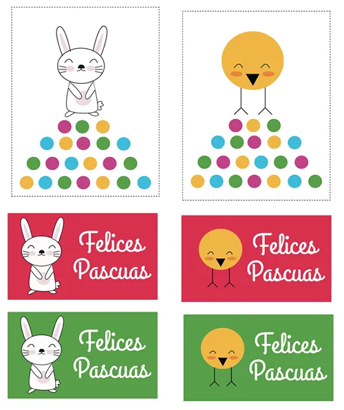 Manualidades: Cajitas imprimibles para Pascua