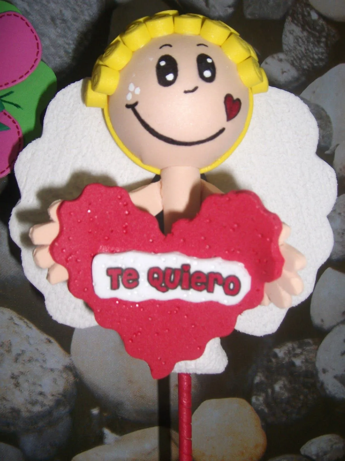 Manualidades y mas cosas: Fofuchas para los ramo de flores ...