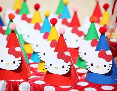 Cumpleaños de un año de Hello Kitty