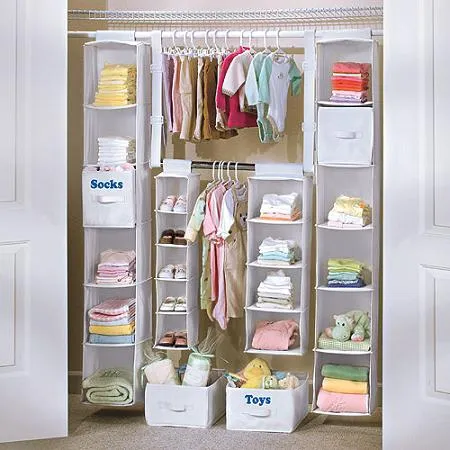 Manualidades y decoracion: Como organizar el placard del bebé.