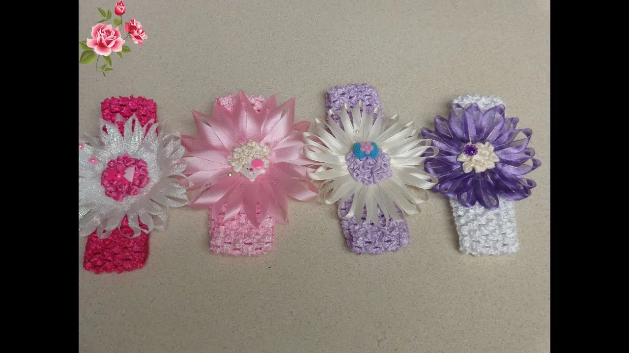 Manualidades de Diademas para niñas(Accessories for hair) - YouTube