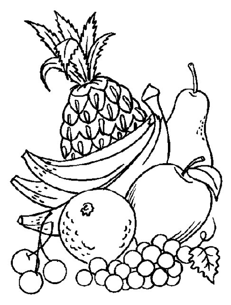 Dibujos para imprimir de frutas - Imagui