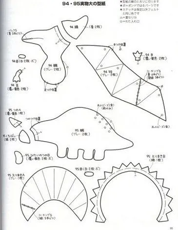 Moldes de dinosaurios - Imagui