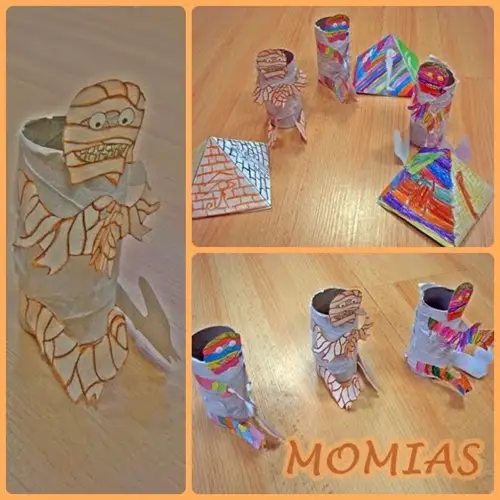 Momias con Papel Higiénico | Manualidades Infantiles