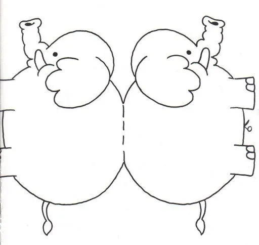 Manualidades con elefantes - Imagui