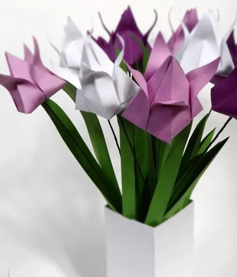 Manualidades como hacer flores de papel | Solountip.