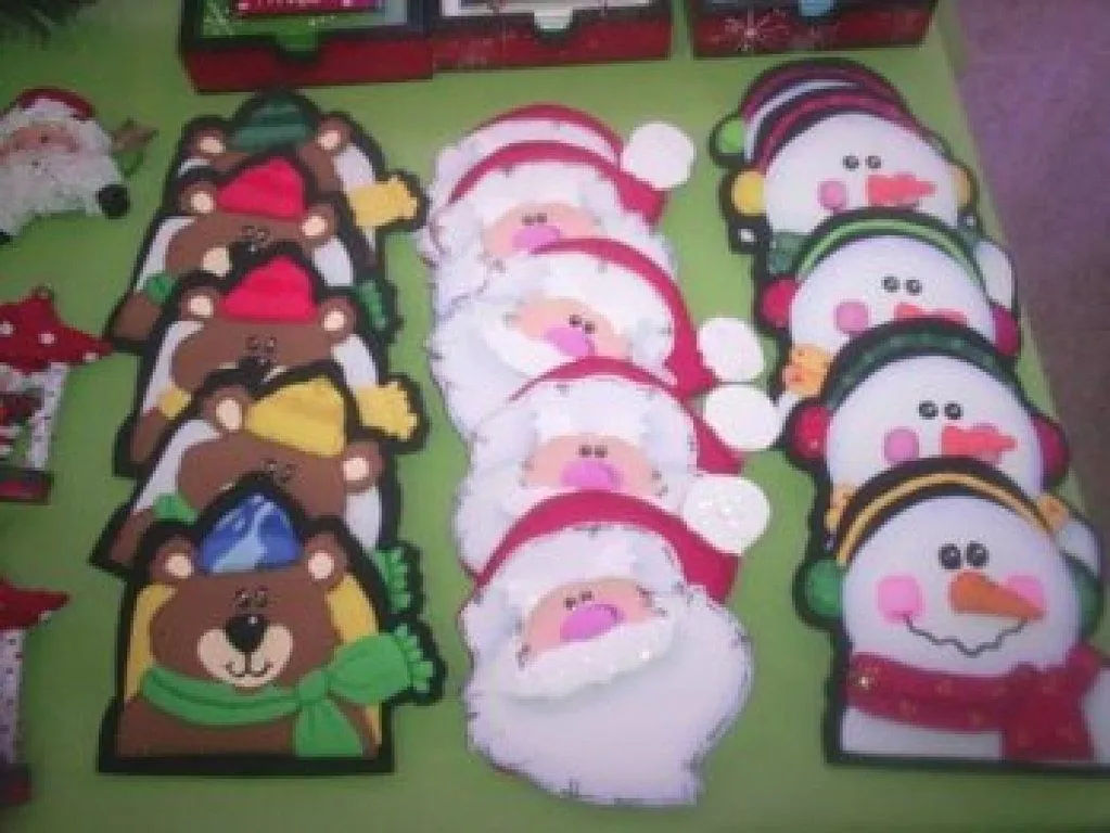 moldes papa noel | Aprender manualidades es facilisimo.